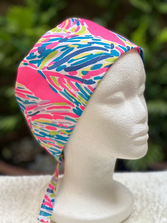 Skull Cap Surgical Cap With Buttons 