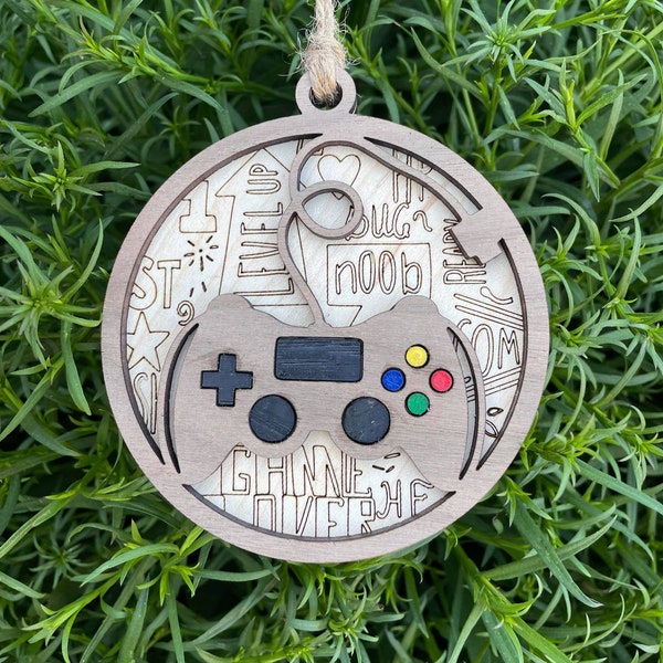 Gamer | Video Controller | Ornament | gift for him | gift for her | They'll Never outgrow it | Digital file | SVG