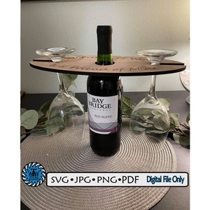 Wine Caddy - Digital file SVG