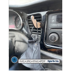 Car Vent Mask Hanger - Digital file SVG