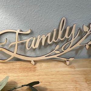 Familienzweig - Digitale Datei SVG, Glowforge Laser cut