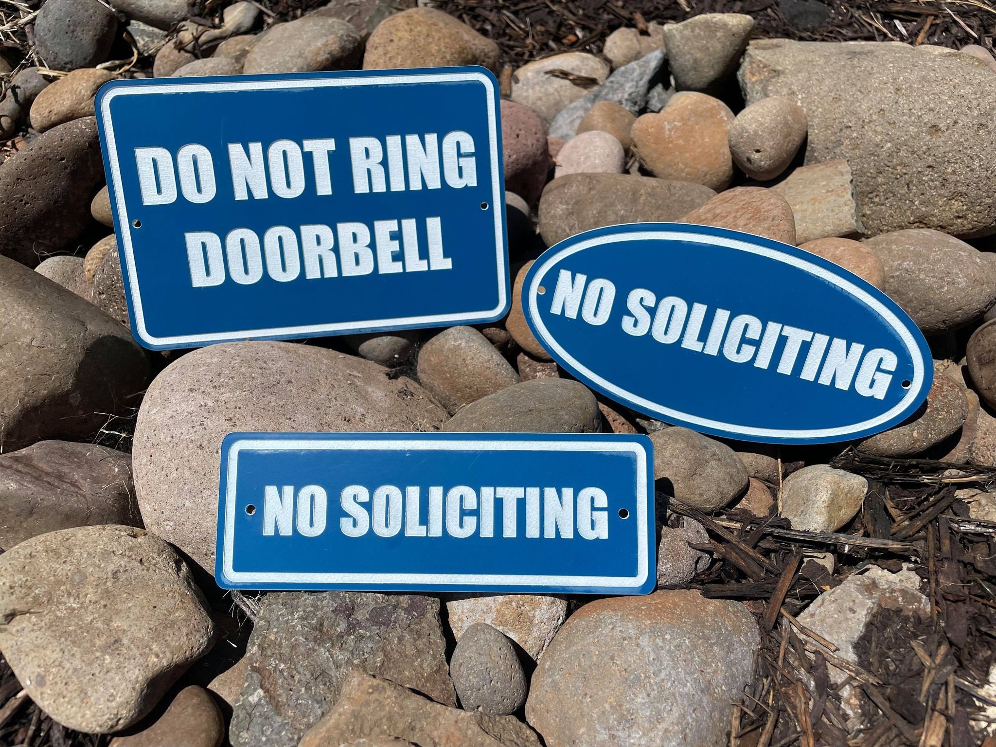 No Soliciting BUNDLE - Digital SVG file download - laser cut and engraved.