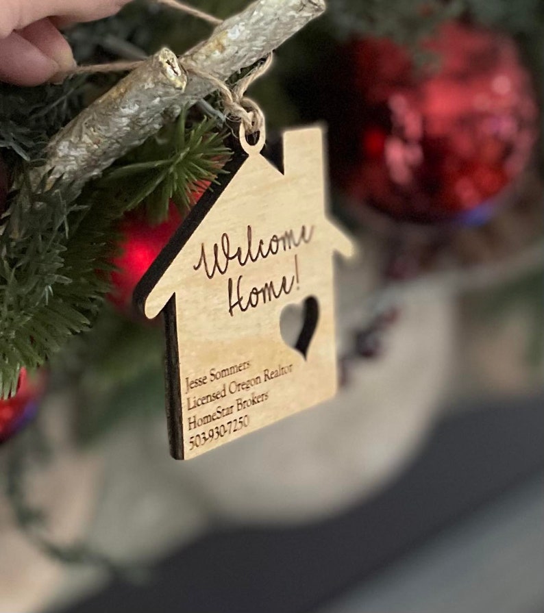Welcome Home | Keychain | Ornament | Realtor | Gift | Tag | Digital ...