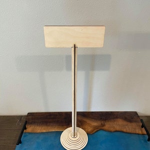 Sign Stand - digital file SVG a sign holder with weighted bottom.