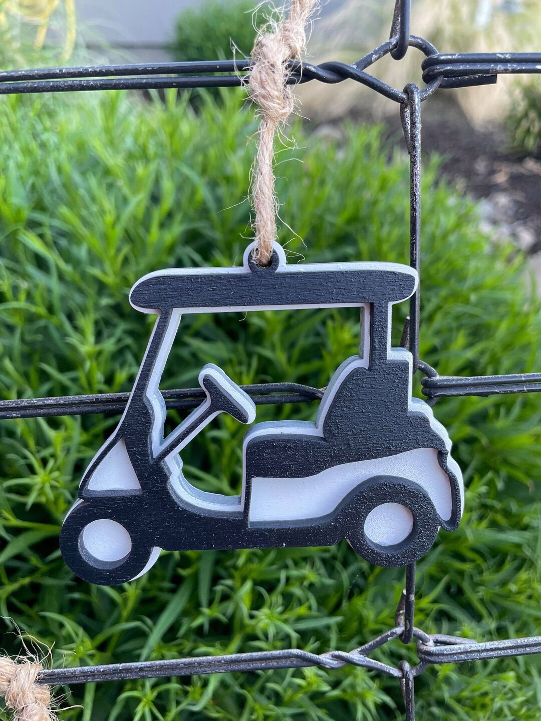 Golf Cart Christmas Ornament, Golf Ornament, Golf Gift, Golfer Gift