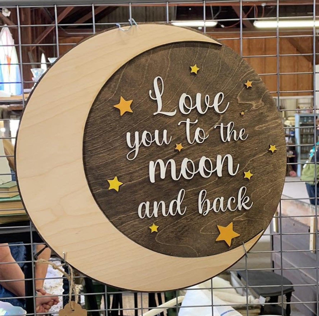 Love You to the Moon and Back Digital File- SVG - Etsy