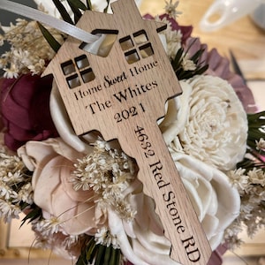 Two Designs- Wooden Key ornament- Home Sweet Home- 2021- 2024 Keychain- Digital file_SVG