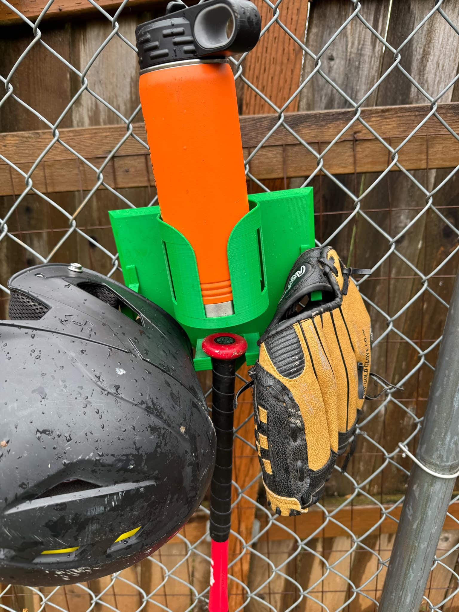 3D File | Dug Out Holder | 2 DESIGNS | Organizer | Bat | Glove | Water ...