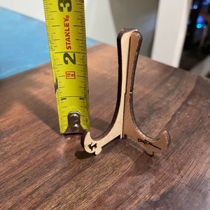 2.5 inch tall easel | Hunting | 1/8&quot; material | Digital file | SVG