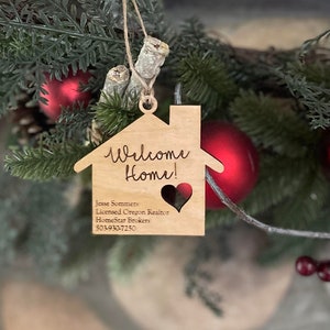 Welcome home | Keychain | Ornament | realtor | gift | Tag | Digital file | SVG