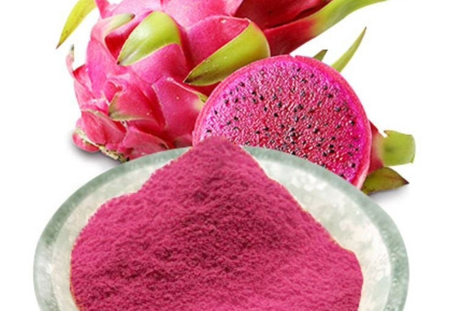 50g. Red Dragon Fruit Powder Pink Pitaya Powder Natural Etsy