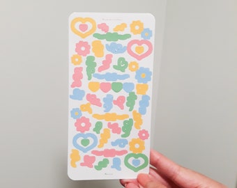 Spring Deco Confetti | Springtime Confetti | Deco Confetti | Pastel Confetti Stickers