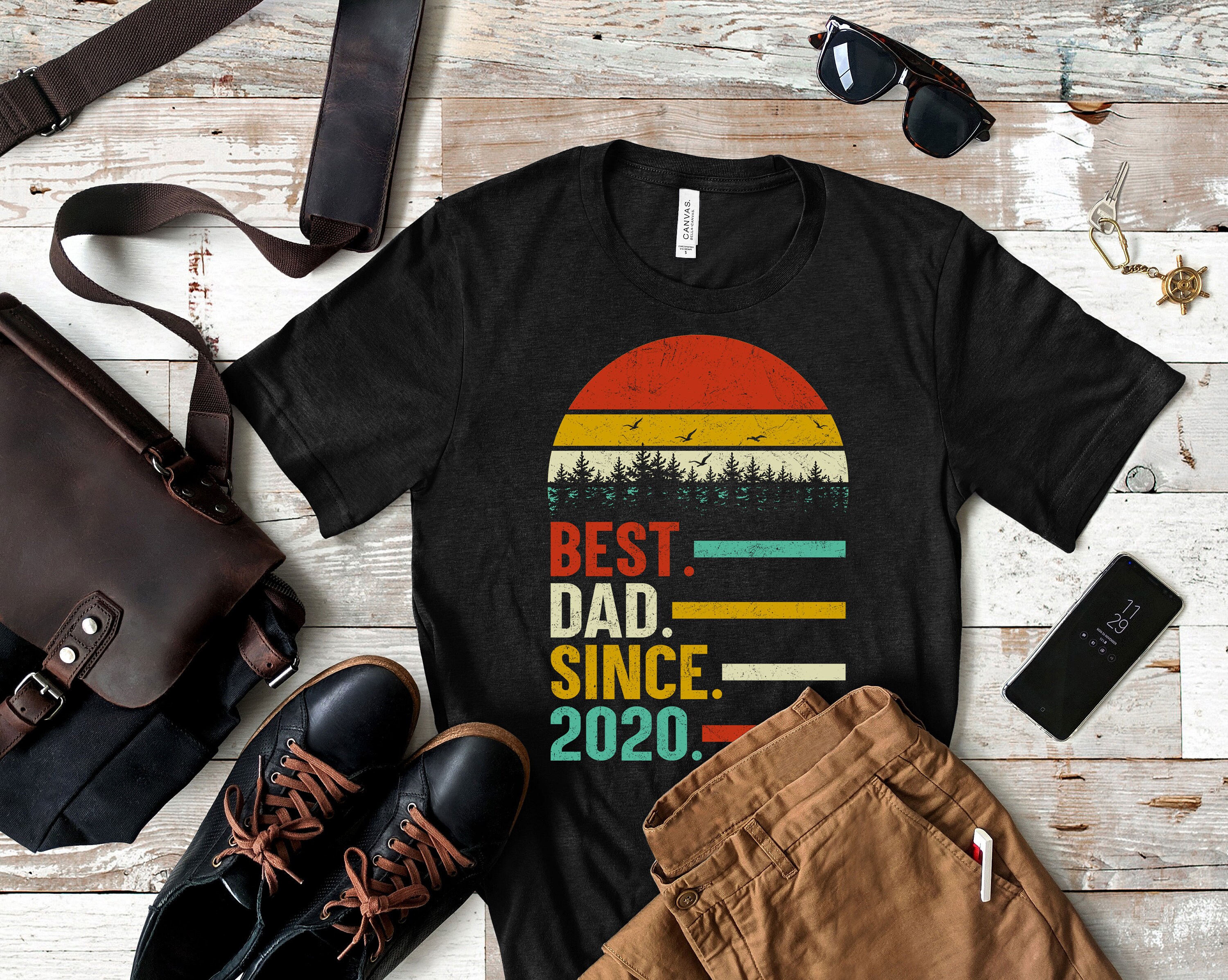 Best Dad Since 2020 Fathers Day Gift T-Shirt Birthday Gift | Etsy