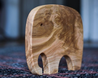Elephant - olive wood