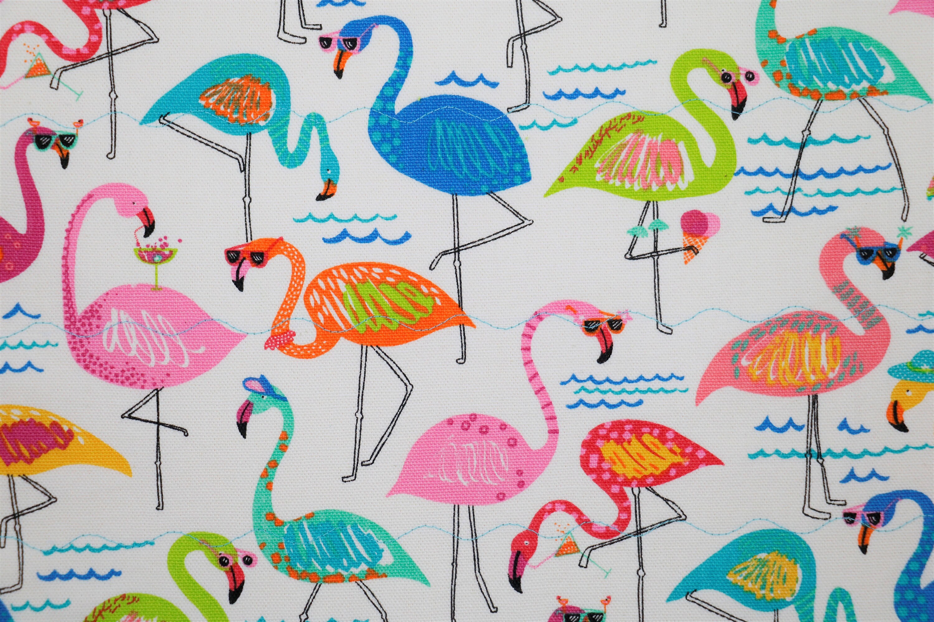 Flamingo Placemats Set of 4 Coastal Placemats Beach House Etsy UK