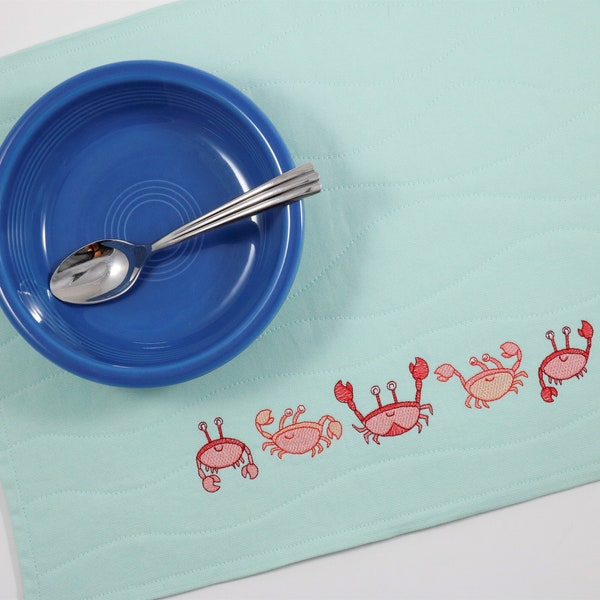 Crab Placemats Etsy