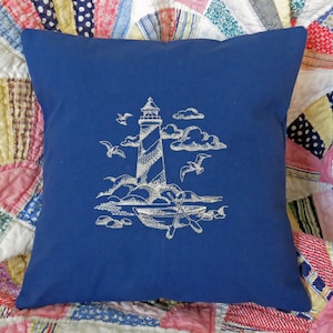 Lighthouse hotsell throw pillows