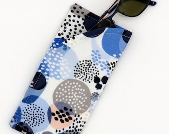 Soft Padded Eyeglasses Case: Handmade Cotton Glasses Pouch