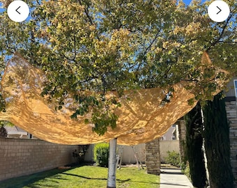Polyethylen-Obstbaum-Fangnetz: 3 x 3 m Ernteschutz (UV-geschützt)