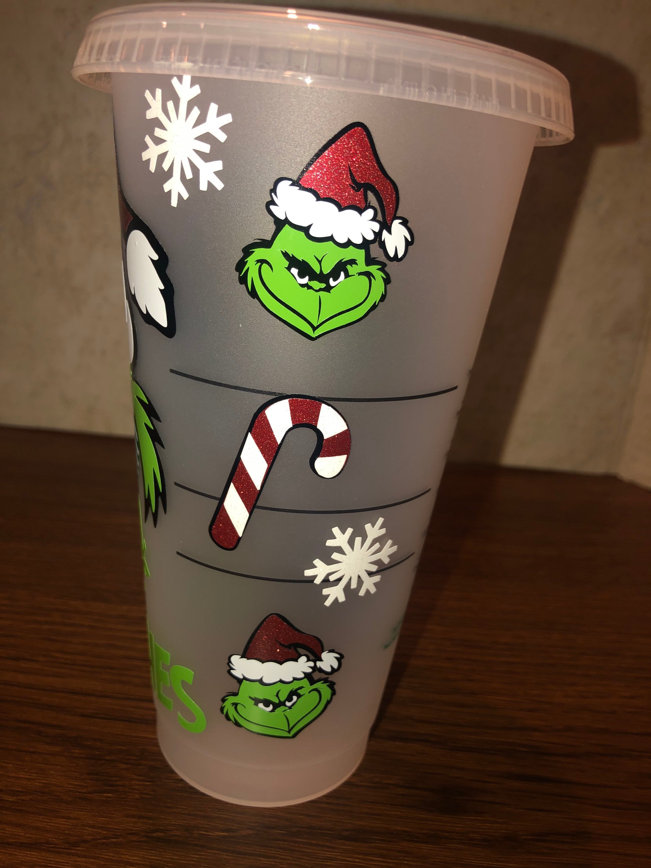 The Grinch Cup Personalized Starbucks Cup The Grinch Etsy