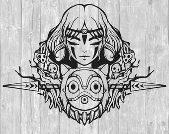 Free Free 81 Princess Mononoke Svg SVG PNG EPS DXF File