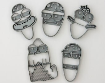 Cortador de galletas/polímero de arcilla de opuestos solares