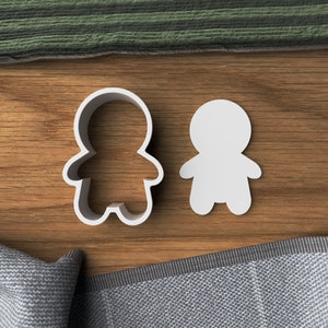 Christmas Gingerbread Man Cookie / Polymer Clay Cutter