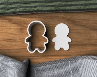 Christmas Gingerbread Man Cookie / Polymer Clay Cutter
