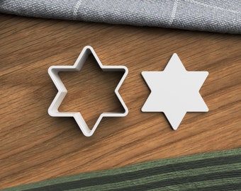 Star of David Cookie Cutter From Mini to Large Magen David Polymer Clay Jewelry and Earring ...