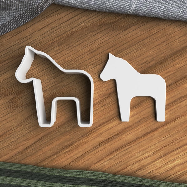 Dala Horse Cookie / Coupeur d'argile polymère