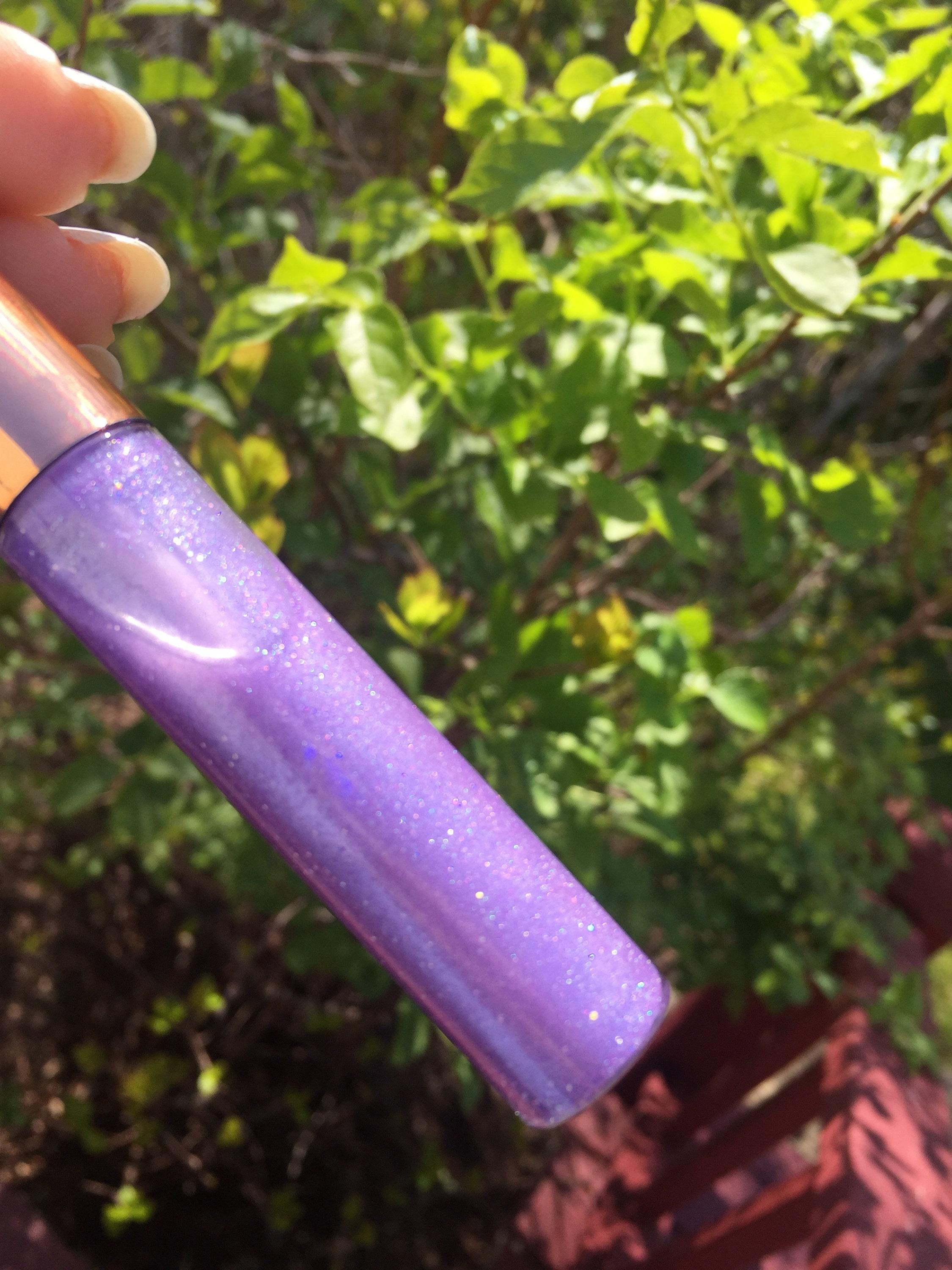 Lovely Lavender, lip gloss, purple lip gloss, sparkly lip gloss Etsy.de