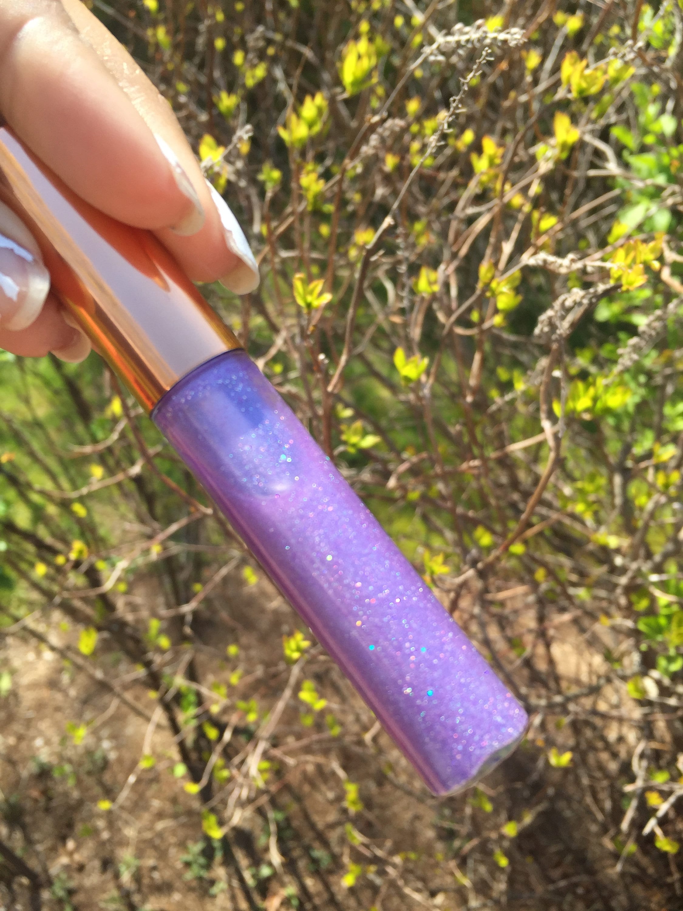 Lovely Lavender, lip gloss, purple lip gloss, sparkly lip gloss Etsy.de