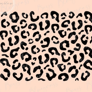 Imprimé léopard, Svg taches léopard, impression guépard, Svg animal, téléchargement numérique, Cricut, fichier de coupe Silhouette