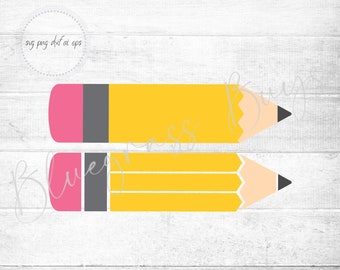 horizontal pencil clipart