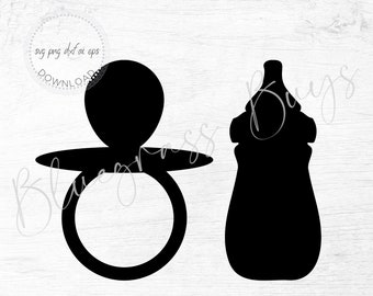 Baby Pacifier Svg Etsy