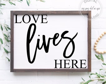 Download Love Lives Here Svg Etsy