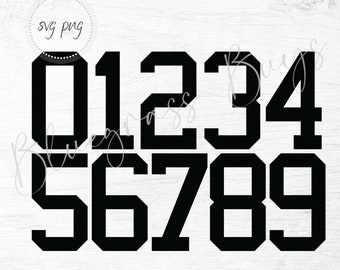 Download Jersey Number Svg Etsy