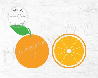 Download Orange Fruit Svg Etsy