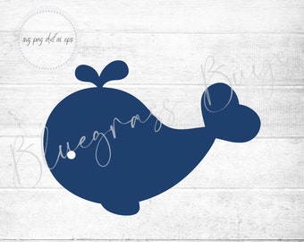 Download Baby Whale Svg Etsy