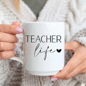 Teacher Life SVG - Teacher SVG - Back to School SVG - Digital Download - Cricut - Silhouette Cut File