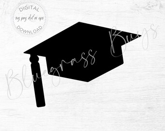 Download Cap And Gown Svg Etsy