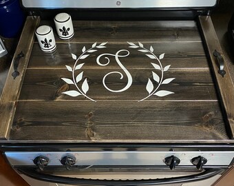 HUGE Tempered Glass Cooktop Cover Asian spices 1