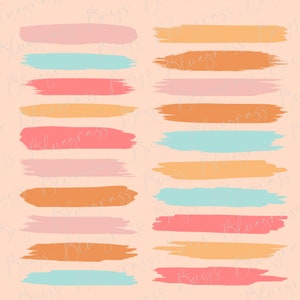 Paint Brush Strokes SVG, Paint Splash Clipart, Paint Strokes SVG, Digital Download, Cricut, Silhouette Cut File