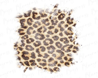 Cheetah Print Background PNG, Leopard Print Background PNG, Cheetah Sublimation Design