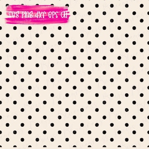 Polka Dot SVG, Polka Dot Pattern Png, Circle Pattern Cut File, Digital Download, Cricut, Silhouette Cut File