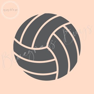 Volleyball SVG - Sports Clipart - Volleyball Cut File