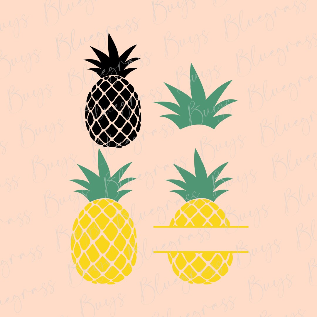Piña SVG, Verano Png, Piña Clipart, Descarga Digital, Cricut, Archivo ...