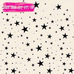 Sterren SVG, Sparkle Star clipart png, sterren gesneden bestand, digitale download, Cricut, silhouet snijden bestand