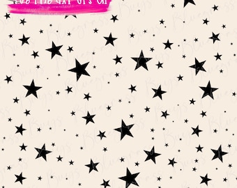 Estrellas SVG, Clipart de estrellas brillantes Png, Archivo de corte de estrellas, Descarga digital, Cricut, Archivo de corte de silueta