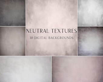 Soft Neutral Textures, Portrait Studio Backdrop, Fine Art Textures, Photo Background, Digital Background